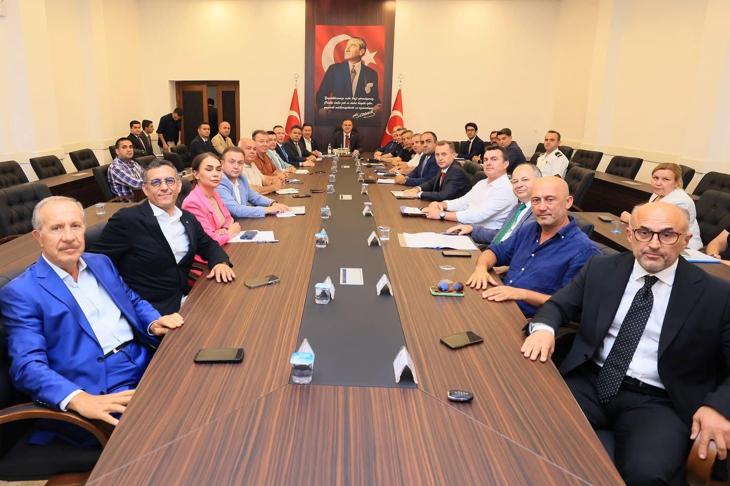 GETOB Yönetim Kurulu Başkanımız Sayın Cengiz Aygün, Muğla Valisi Başkanlığında Düzenlenen Turizm Güvenliği Koordinasyon Toplantısına Katıldı