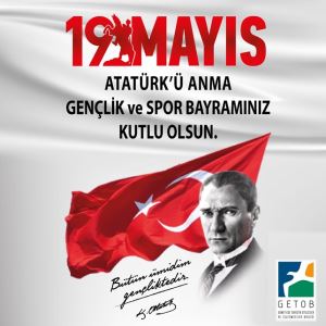 19 MAYIS ATATÜRKÜ ANMA GENÇLİK VE SPOR BAYRAMIMIZ KUTLU OLSUN.